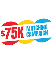 poster for $75K Matching Campaign